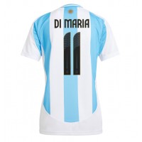 Fotballdrakt Dame Argentina Angel Di Maria #11 Hjemmedrakt Copa America 2024 Kortermet